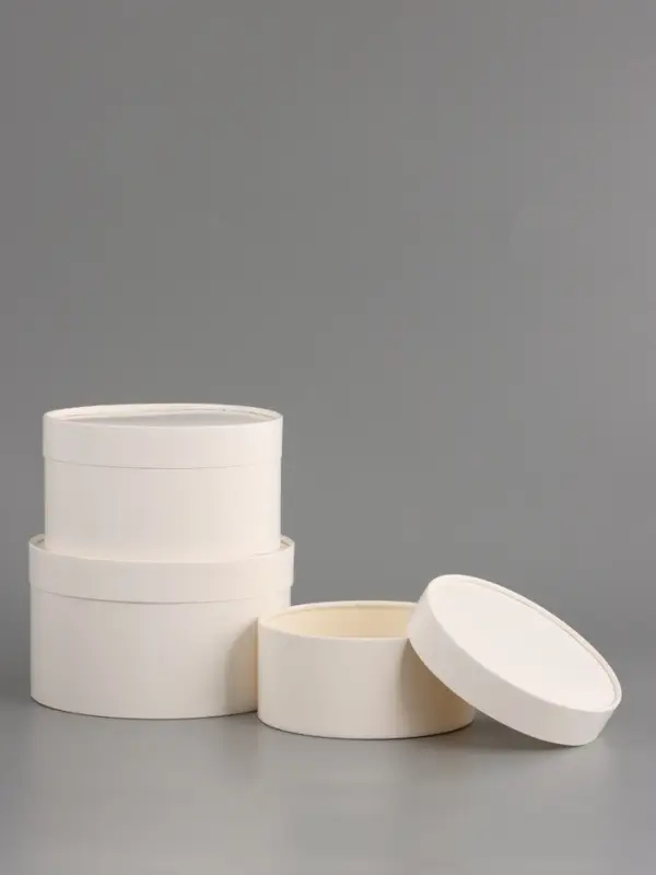 Набор подарочных коробок 3 в 1, завальцованные, белый, 20 х 12 - 18 х 10 - 16 х 8 см