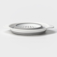 Дуршлаг складной &laquo;Флекс&raquo;, 2,2 л, 29,5&times;24&times;10,5 см, цвет смоки