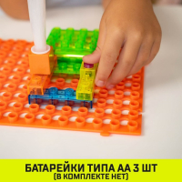 Конструктор блочный-электронный &laquo;В мире электроники&raquo;, 59 схем, 19 деталей