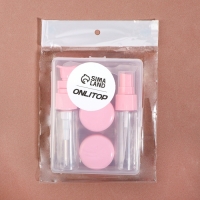 Набор для хранения, в футляре, 6 предметов, цвет МИКС