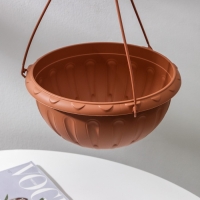 Кашпо для цветов подвесное &laquo;Джулия&raquo;, 3,5 л, цвет коричневый