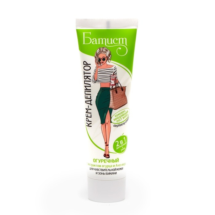 Крем для депиляции &laquo;Батист&raquo; огуречный, 100 мл