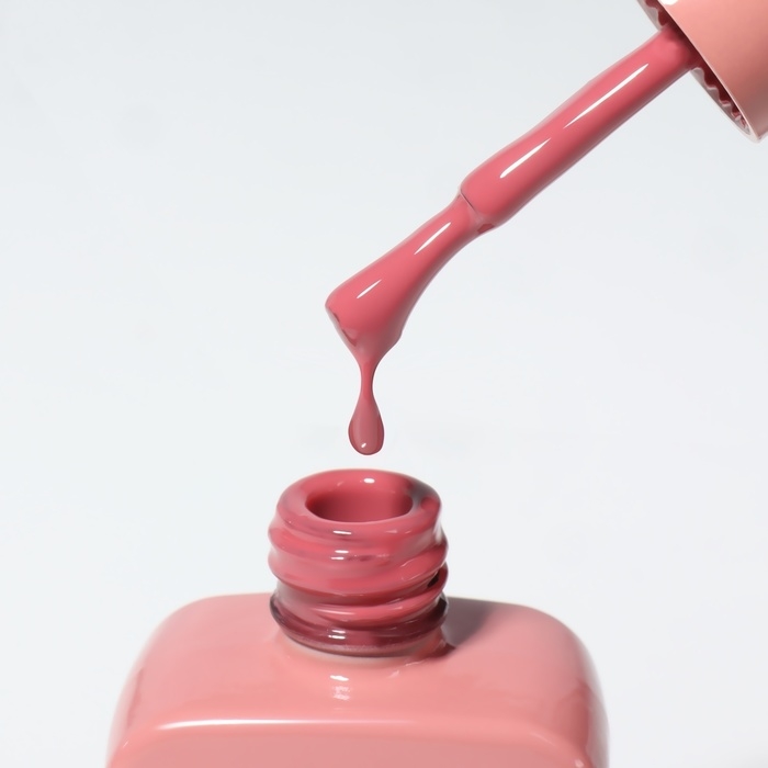 Гель лак для ногтей &laquo;SIMPLE&raquo;, 3-х фазный, 10 мл, LED/UV, цвет розовый (121)