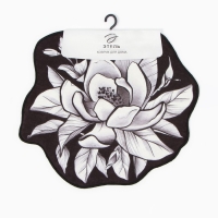 Коврик для ванной Этель Magnolia 53х63&plusmn;2см см, 100% п/э, велюр