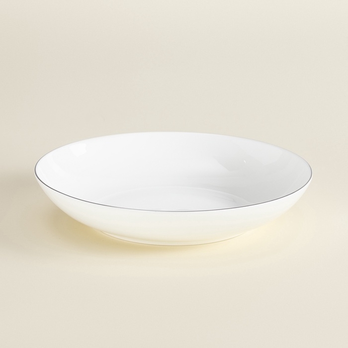 Тарелки глубокие SL Home &laquo;Каскарон&raquo;, 700 мл, d=20 см, набор 2 шт, костяной фарфор, белые