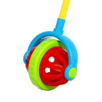 Каталка на палочке &laquo;Звонкий шар&raquo;, звенит