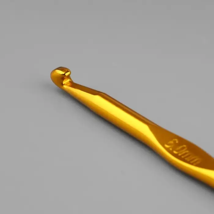 Крючок для вязания, d = 6 мм, 15 см, цвет МИКС