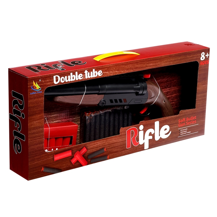 Ружьё &laquo;Двустволка&raquo;, с гильзами, стреляет мягкими пулями