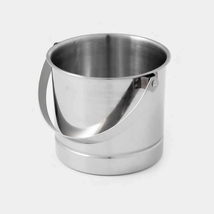 Ведро для льда из нержавеющей стали, 1,3 л, 14,5&times;12,5 см