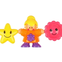 Растяжка на коляску/кроватку &laquo;Человечки&raquo;, 3 игрушки, Крошка Я