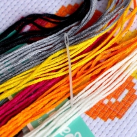 Вышивка крестиком для детей &laquo;Енот&raquo;, набор для творчества, 14 х 10 см