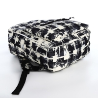 Рюкзак школьный из текстиля на молнии, 3 кармана, цвет чёрный