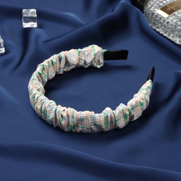 Ободок для волос "Браун" элегия, 2,5 см, бежевый