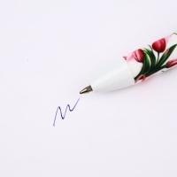 Ручка шариковая, синяя паста, 0.7 мм, автоматическая, матовая &laquo;8 марта: Вдохновляй&raquo;