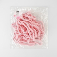 Тесьма декоративная с помпонами, 12 &plusmn; 2 мм, 9,1 &plusmn; 0,5 м, цвет розовый