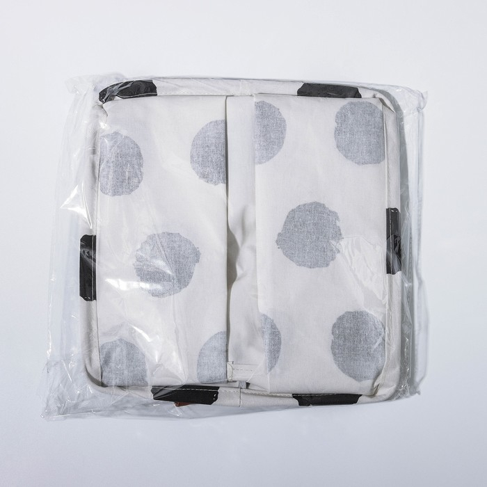 Корзина для хранения &laquo;Далматин&raquo;, 33&times;33&times;31 см, цвет чёрно-белый