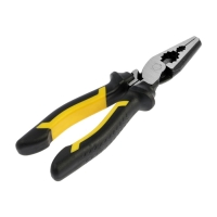 Плоскогубцы усиленные ТУНДРА ПРОФИ, CrV, двухкомпонентные рукоятки, 190 мм
