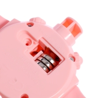 Часы-проектор &laquo;Милашки&raquo;, световые эффекты, 24 картинки, цвет розовый