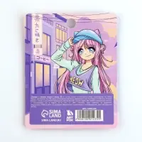 Стикеры с липким слоем 4 блока по 20 л &laquo;Аниме&raquo;