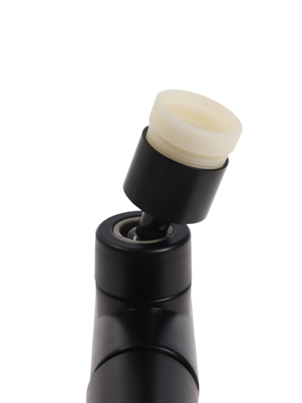 Аэратор ZEIN, 4 режима, повортный, универсальный переходник, черный