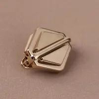 Застёжка для сумки, 3.1&times;3.1 см, цвет золотой