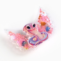 Заколка с шейкером новогодняя &laquo;Змейка&raquo;, на Новый год, 6 х 45 см