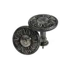 Крючок для штор CAPPIO KS031, d=95 мм, цвет черное золото, 2 шт