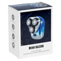 Электробритва LBR-10, 3 Вт, роторная, 3 головки, от АКБ