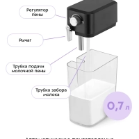 Кофеварка 2 в 1 с капучинатором КТ-7617