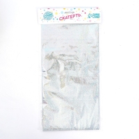 Скатерть &laquo;Голография&raquo; 137&times;183 см, цвет серебро