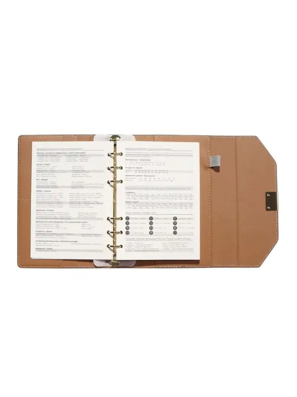 Органайзер на кольцах, C6, с клапаном, 80л, линия, к/зам, Серый