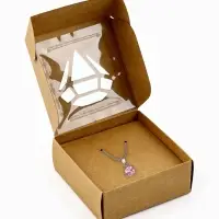 Коробка под бижутерию с окном &laquo;Алмаз&raquo;, 7.5 х 7.5 х 3 см