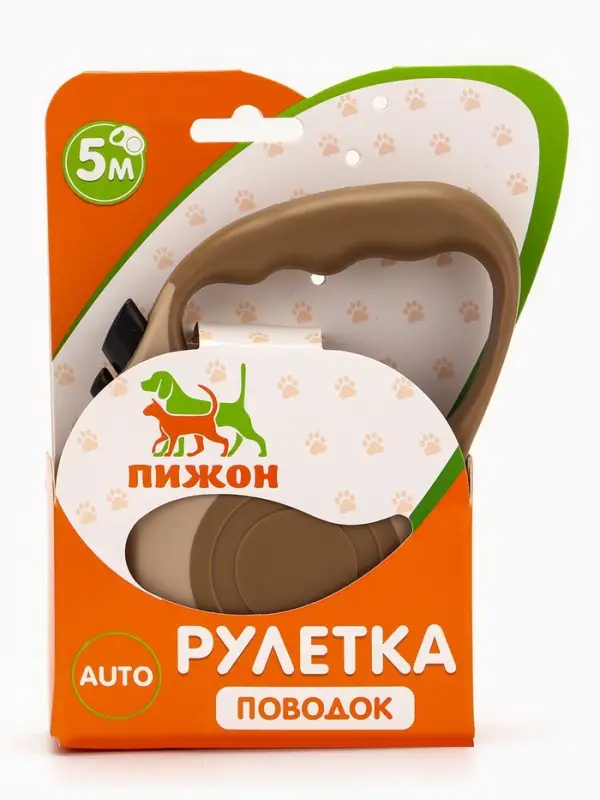 Рулетка "Зарница" , 5 м, до 15 кг, бежевая