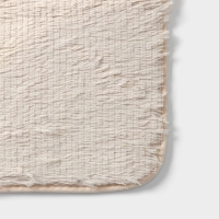 Набор ковриков для ванной и туалета Доляна &laquo;Пушистик&raquo;, 2 шт, 40&times;50, 50&times;80 см цвет бежевый