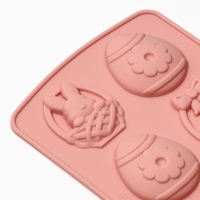 Силиконовая форма для выпечки &laquo;Пасхальная композиция&raquo; на пасху, 10.6 х 20.7 см.