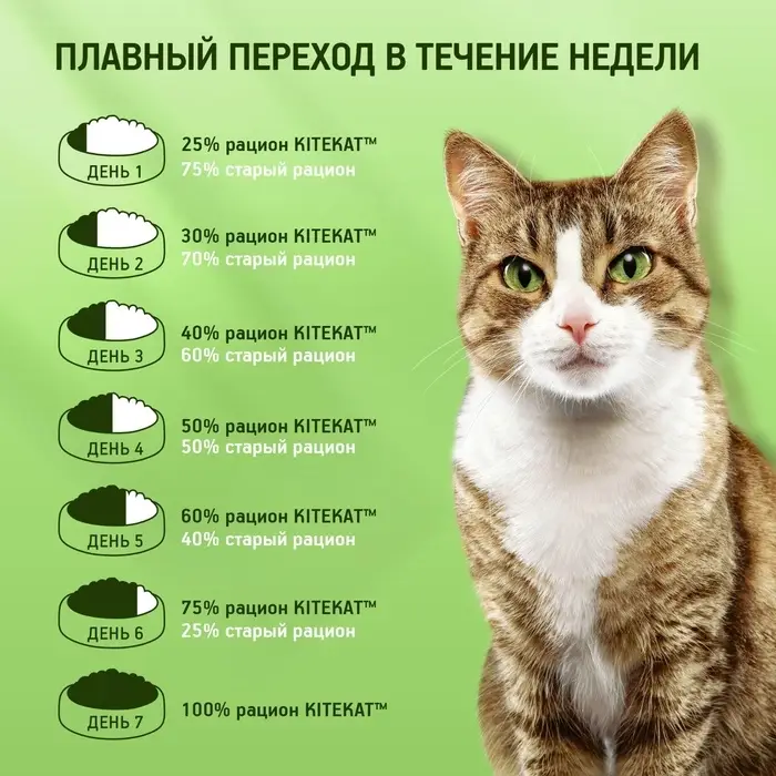 Сухой корм Whiskas для кошек, Телятинка аппетитная, 1.3 кг