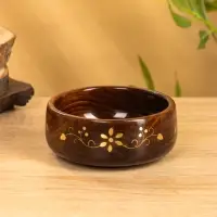 Чаша "Стебель" 12х12х5 см, дерево шишам