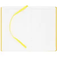 Ежедневник Duplex, недатированный, белый с желтым