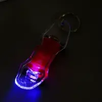 Фонарик брелок для ключей на кольце &laquo;Скейтборд&raquo;, мигает, 1.7&times;8.2&times;2.8 см, МИКС