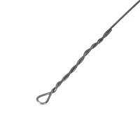 Поводок &laquo;Струна&raquo;, диаметр 0.45 мм, тест 20 кг, 20 см, 5 шт.