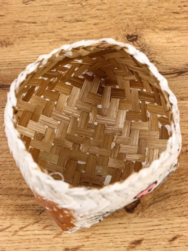 Корзинка &laquo;Кот&raquo;, 8&times;8&times;13 см, бамбук