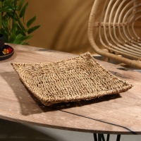 Корзина плетеная 31x31x5 см, сиграсс