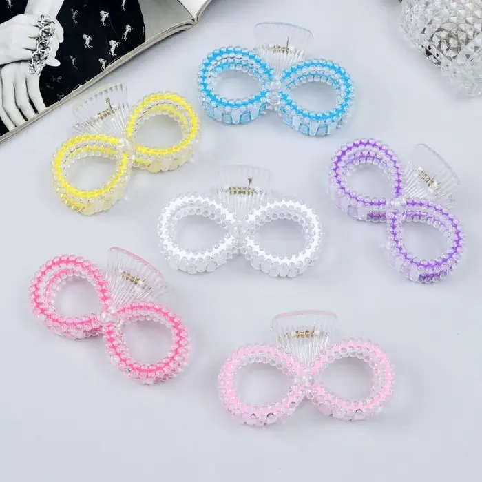 Крабик для волос &laquo;Хелен колор&raquo;, бесконечность, 9 см, МИКС