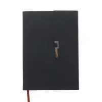 Ежедневник недатированный формат А5, с клапаном, 96л, линия, пвх, Серый