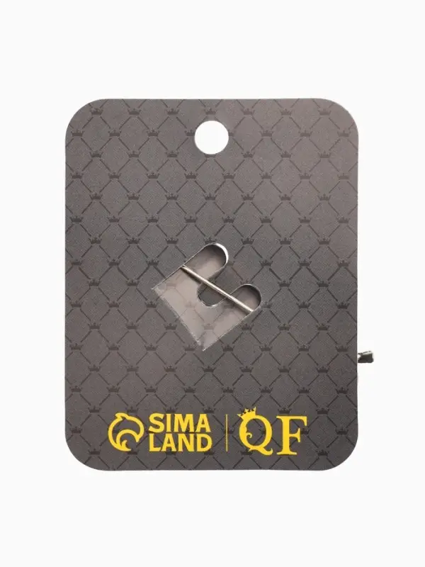 Брошь с жемчугом "Цветы", цвет голубой в серебре