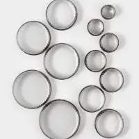 Набор форм для вырезания "Волна" 12 шт, d 3,5-10,5 см, h 3 см