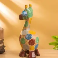 Сувенир "Жирафик" дерево 12х12х30 см, разноцветный