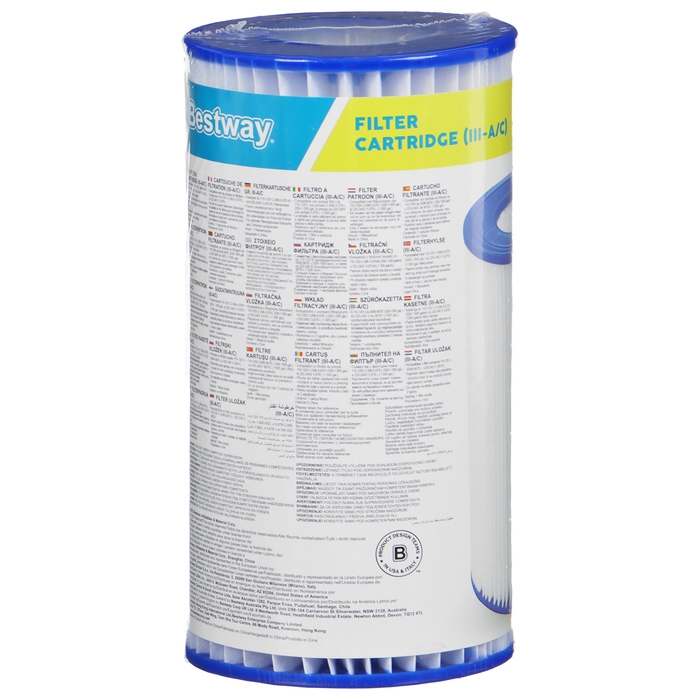Картридж для фильтра &laquo;III&raquo;, 10,6 х 20,3 см, 58012 Bestway