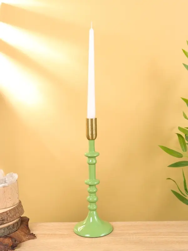 Подсвечник на 1 свечу "Кипарис" 10х10х31 см