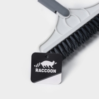 Щётка для пола и мытья труднодоступных мест, стыков, с водосгоном Raccoon, ворс углом, 3 см, 107&times;22&times;4,5 см